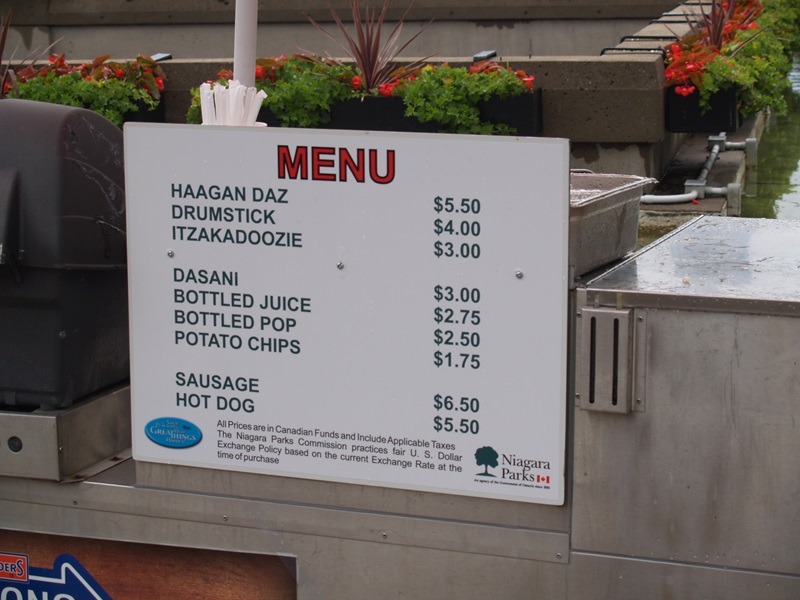 food menu